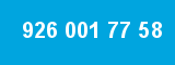 926 001 77 58